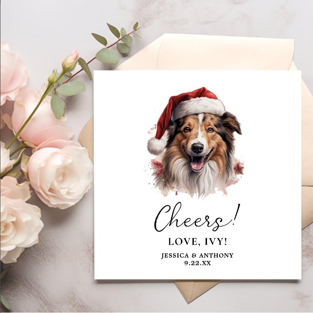 Servilleta De Papel Navidades rough Collie Dog Personalized Chepers (Subido por el creador)