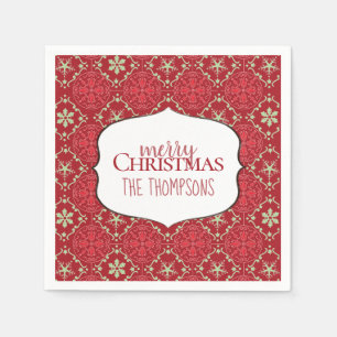 Servilleta De Papel Navidades rusos de Personalizados de vacaciones co