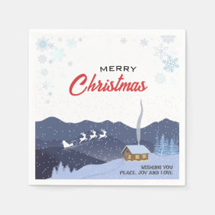 Servilleta De Papel Navidades rusos   Feliz año nuevo   Regalo de Sant