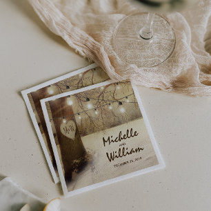 Servilleta De Papel Navidades rusos iluminan el árbol de invierno