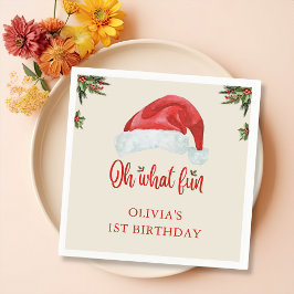 Servilleta De Papel Navidades Santa Hat Birthday Party Napkins