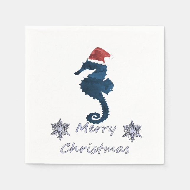 Servilleta De Papel Navidades Seahorse (Anverso)