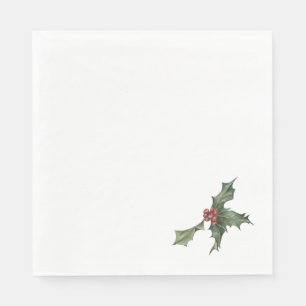 Servilleta De Papel Navidades Servicios de servilletas de papel Holly