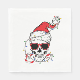 Servilleta De Papel Navidades-Skeleton-Skull