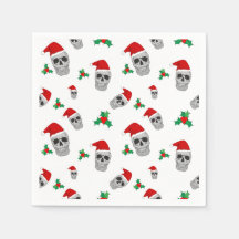Navidades Skull Napkins