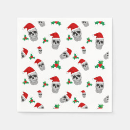 Servilleta De Papel Navidades Skull Napkins