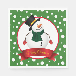 Servilleta De Papel Navidades Snowman Paper Napkins