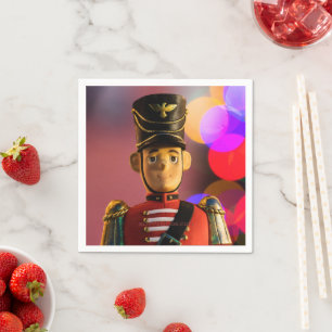 Servilleta De Papel Navidades soldado de juguete figurine SlipperyJoe