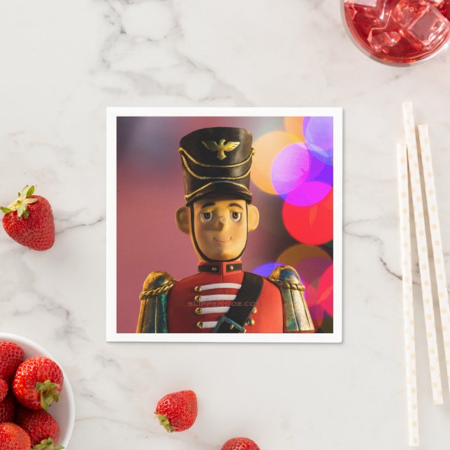 Servilleta De Papel Navidades soldado de juguete figurine SlipperyJoe  (In situ)