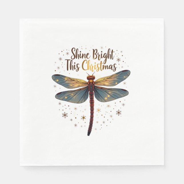 Servilleta De Papel Navidades Star Dragonfly (Anverso)