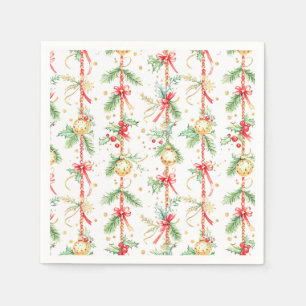 Servilleta De Papel Navidades String Ornaments Baubles