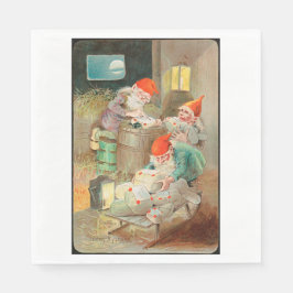 Servilleta De Papel Navidades suecos Santa (por Jenny Nyström)