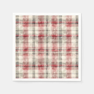 Servilleta De Papel Navidades Tartán Floral Design Series #15