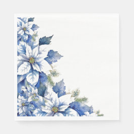Servilleta De Papel Navidades tradicionales y elegantes Poinsettia Lun