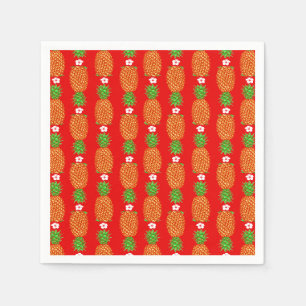 Servilleta De Papel Navidades tropicales Pineapple Warm Xmas Holiday R