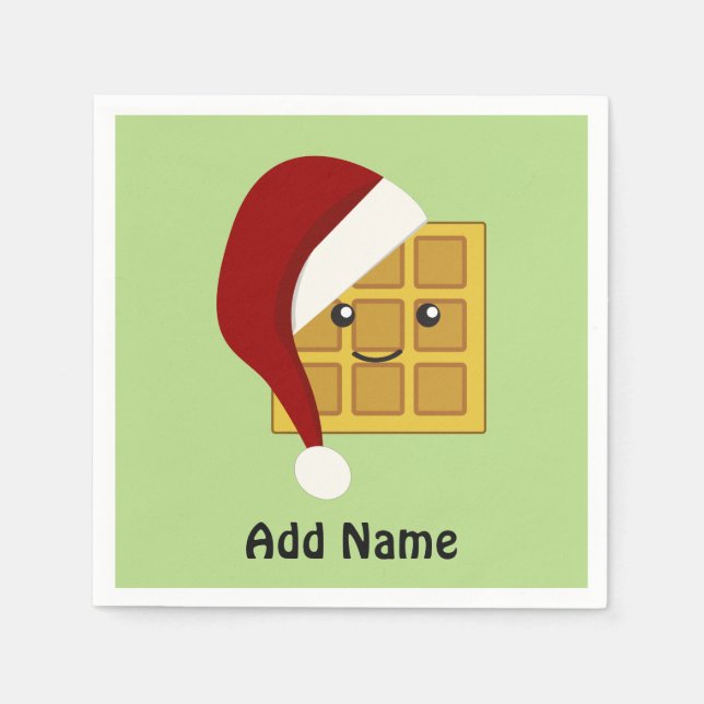 Servilleta De Papel Navidades Waffle (Anverso)