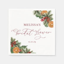 Navidades Winter Floral Bridal Shower