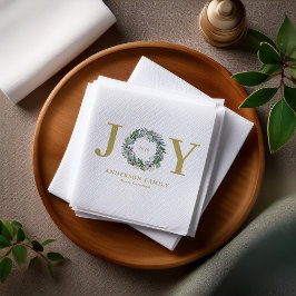 Servilleta De Papel Navidades Wreath "Joy"