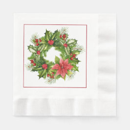 Servilleta De Papel Navidades Wreath Paper Napkins