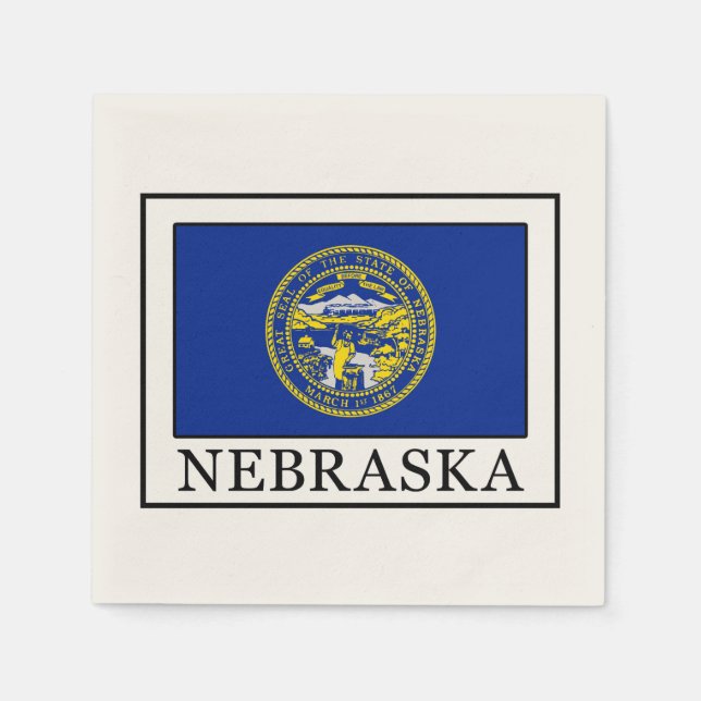 Servilleta De Papel Nebraska (Anverso)