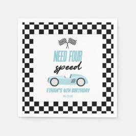 Servilleta De Papel Necesita un Fiesta de cuatro velocidades de carrer