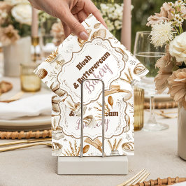 Servilleta De Papel Negocio de Panadería Rústica Personalizada