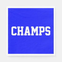 Negrita Azul Real Deportivo Deportivo CHAMPS Texto