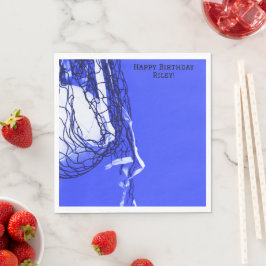 Servilleta De Papel Negrita Blue Birday Net & Volleyball