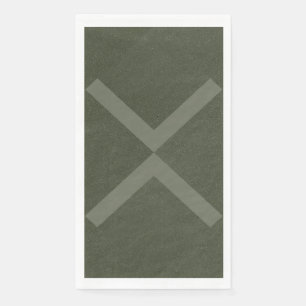 Servilleta De Papel Negrita Moss Green X Napkin - Personalizable