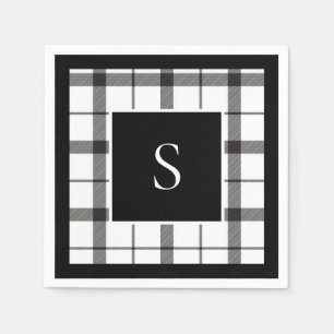 Servilleta De Papel Negro, blanco, revestido, clásico, Moda, moderno