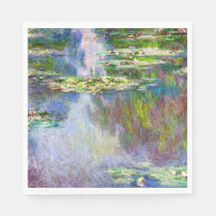 Servilleta De Papel Nenúfares, pintura famosa,