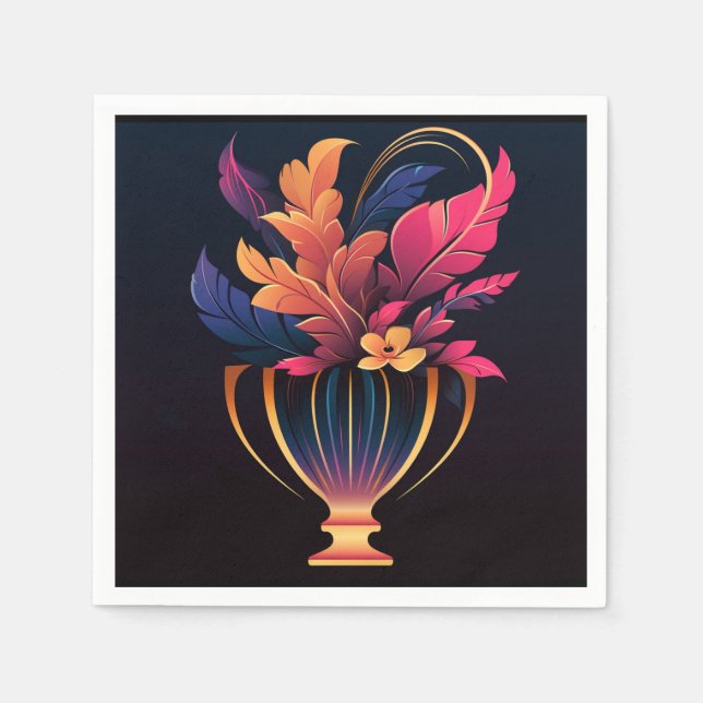 SERVILLETA DE PAPEL NEO VASE #2 (Anverso)