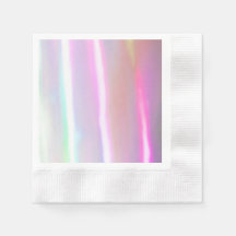 Neon Cotton Candy Paper Napkin