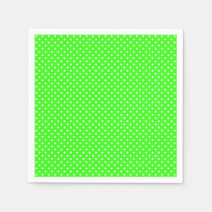 Servilleta De Papel Neon Green Spots Napkins