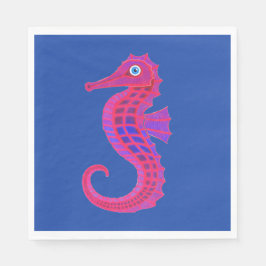 Servilleta De Papel Neon Seahorse papel servilletas