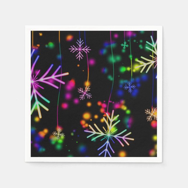 Servilleta De Papel Neon Snow (Anverso)