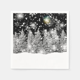 Servilleta De Papel Nevada en el solsticio de invierno