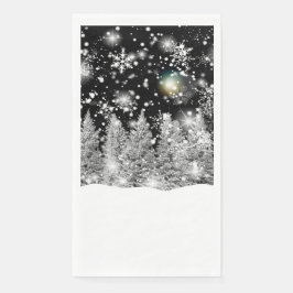 Servilleta De Papel Nevada en el solsticio de invierno