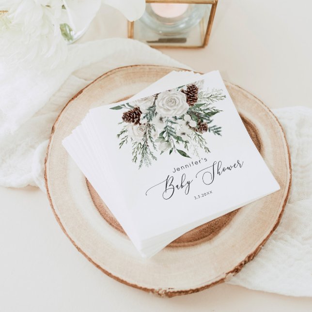 Servilleta De Papel Nevergreen elegante ducha neutra para bebés (Subido por el creador)