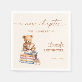 Servilleta De Papel New Chapter Baby Shower Teddy Storybook