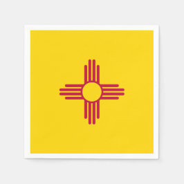 Servilleta De Papel New Mexico State Flag Zia Symbol Party