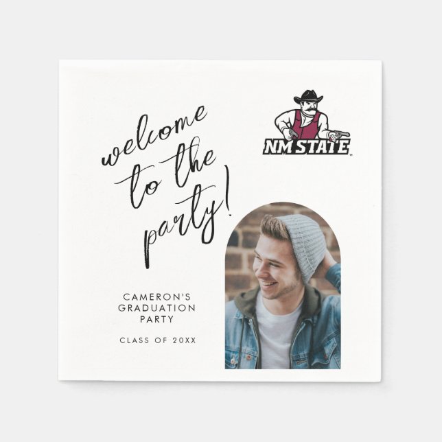 Servilleta De Papel New Mexico State University Graduation (Anverso)