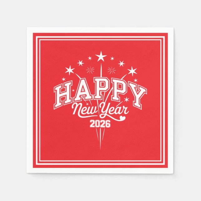 Servilleta De Papel New Year (Anverso)