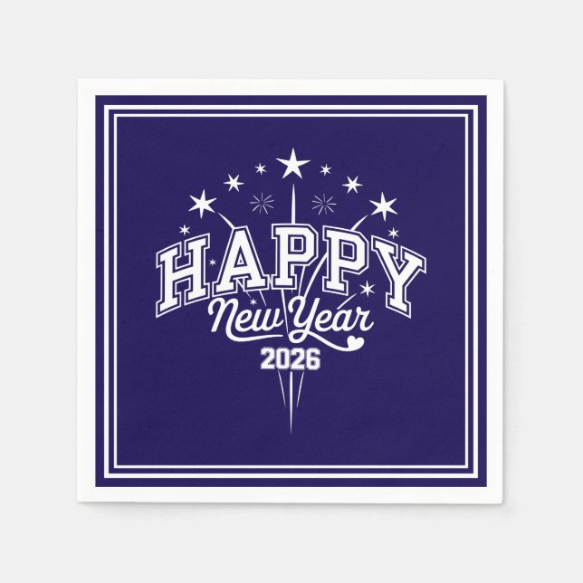 Servilleta De Papel New Year (Anverso)