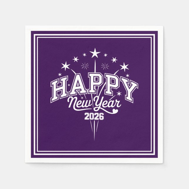 Servilleta De Papel New Year (Anverso)