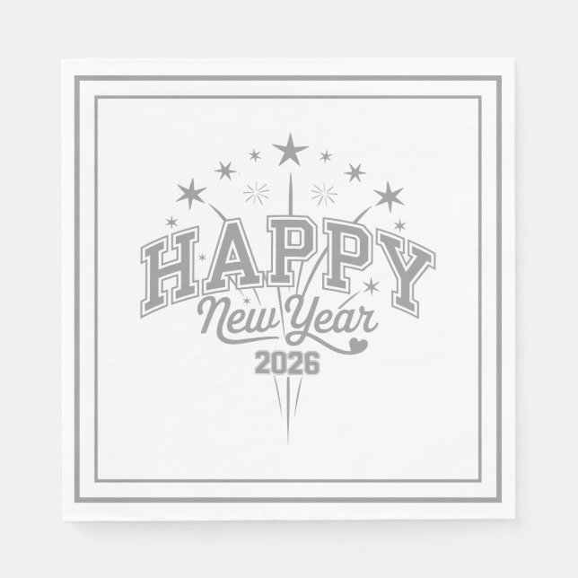 Servilleta De Papel New Year (Anverso)