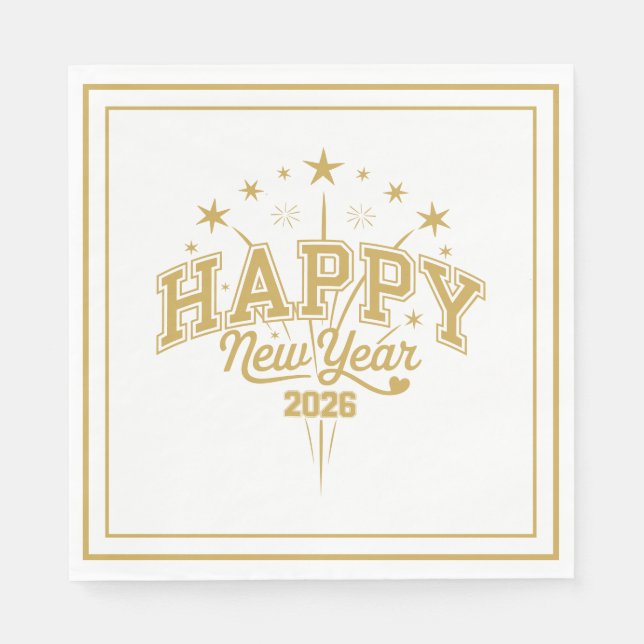 Servilleta De Papel New Year (Anverso)