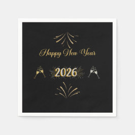 Servilleta De Papel New Year Sparkle Paper Napkin