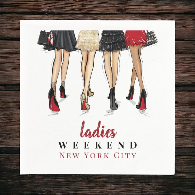 Servilleta De Papel New York City Ladies Weekend Fashion Getaway (Subido por el creador)