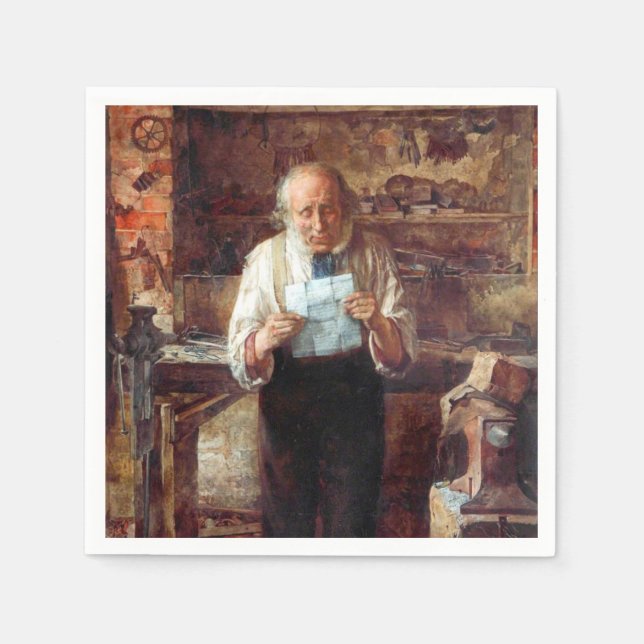 Servilleta De Papel News From My Lad (por James Campbell) (Anverso)